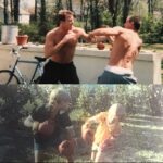 Sean Carrigan Instagram - Our dad always had us getting after each other. #Boxing #Irish #EmeraldBoxingClub
