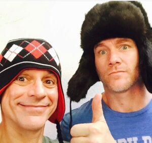 Sean Carrigan Instagram - Happy Birthday to my partner in crime, and one of the coolest dudes you’ll ever meet. Despite these dumb ass hats. Love ya brotha. @christianjleblanc