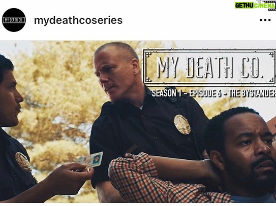 Sean Carrigan Instagram - the @mydeathcoseries gang. Catch episode 6, “The Bystander” ... streaming now at www.youtube.com/mydeathcoseries @jon_huck @shawntcb @ericalegriajuiceman @tristenjwinger @superstablein @davidychung @maremhassler Downtown Los Angeles