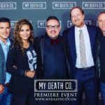 Sean Carrigan Instagram - the @mydeathcoseries gang. Catch episode 6, “The Bystander” ... streaming now at www.youtube.com/mydeathcoseries @jon_huck @shawntcb @ericalegriajuiceman @tristenjwinger @superstablein @davidychung @maremhassler Downtown Los Angeles