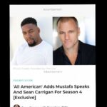 Sean Carrigan Instagram - This one’s for my stepfather Steve Riddle, who always made sure I was a football fan. Excited to be joining a great show and a great cast.