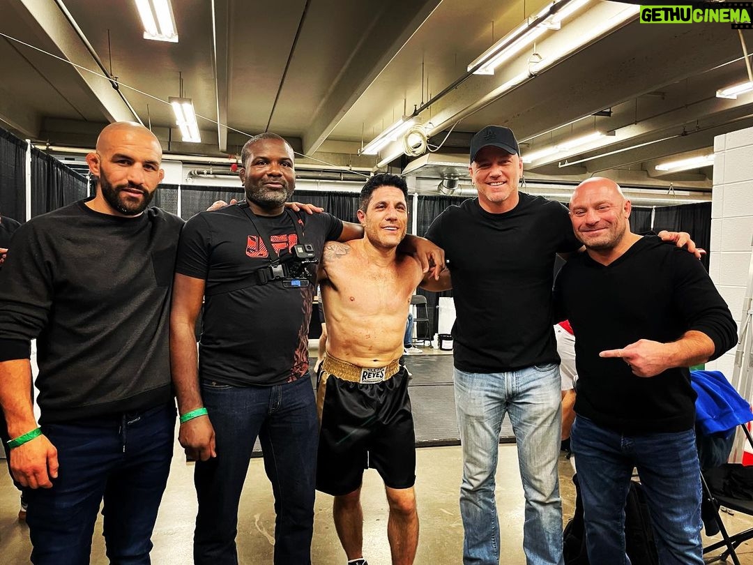 Sean Carrigan Instagram - Incredible night. Could not be more proud of my good friend @rorykarpfdirector on his big win last night. Got to help him get ready for this fight, & cheer him on alongside some absolute greats in the fight game. Congrats my brother, you did it! #KarpfForTheWin @furyfighting @mattserrabjj and outstanding corner work from @dinthomas & @jaredflashgordon National Western Complex