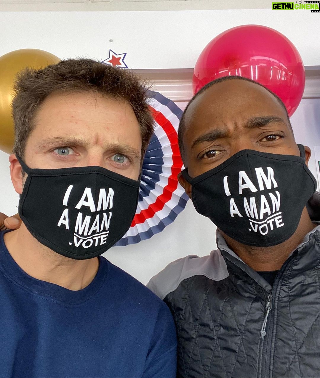 Sebastian Stan Instagram - Now’s the time. VOTE. Register at the link in my bio.