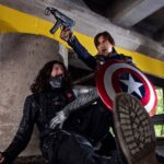 Sebastian Stan Instagram - Long hair? ✔️ Metal arm? ✔️ Misunderstood menacing spirit? ✔️ These #WinterSoldier costumes are blowing my mind! 🤯 Thanks for sharing with me and have a safe and Happy #Halloween 🎃