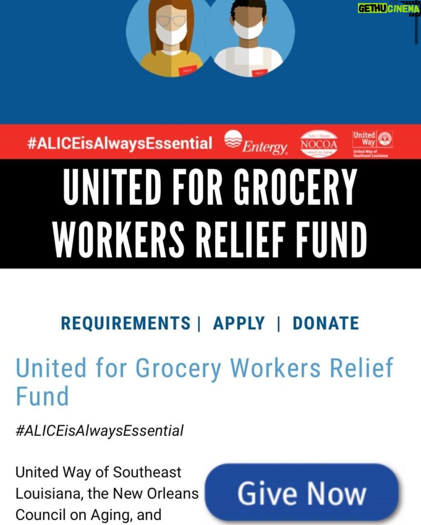 Sebastian Stan Instagram - Anthony is working on a great cause...United Grocery Workers Relief Fund (link in bio). Join me in donating and supporting the people who help us everyday. Thank you! ❤️
