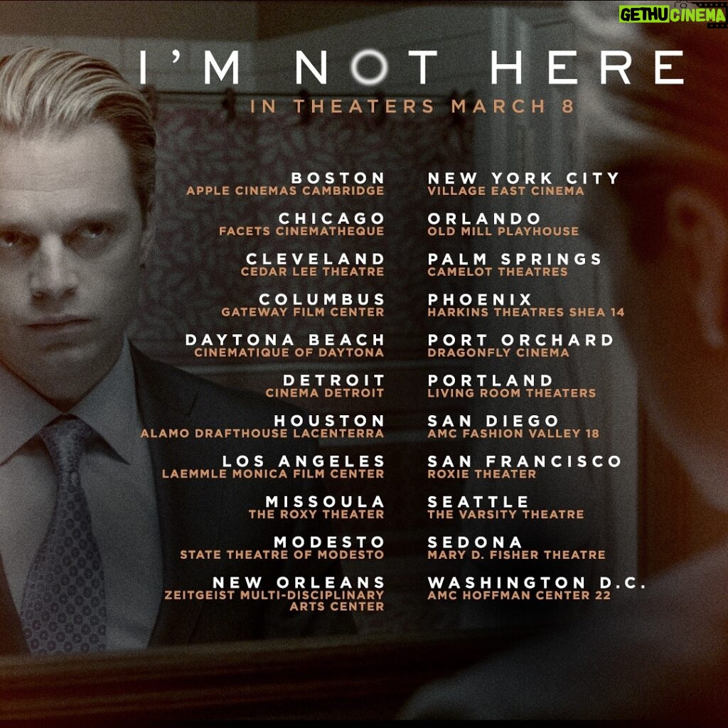 Sebastian Stan Instagram - Had the great opportunity to work with one of my favorite actors J.K. Simmons in @imnotheremovie coming out in select theaters and on demand this Friday, March 8th! He has always inspired me and here he gives yet another extraordinary performance. Don’t miss it! #imnotheremovie #jksimmons P.S. @superjmaguire i miss you!! We had a couple of good laughs. You are very talented my friend. Also, you will always be my son. 😊 Sending you lots of love! 👊🏻❤️
