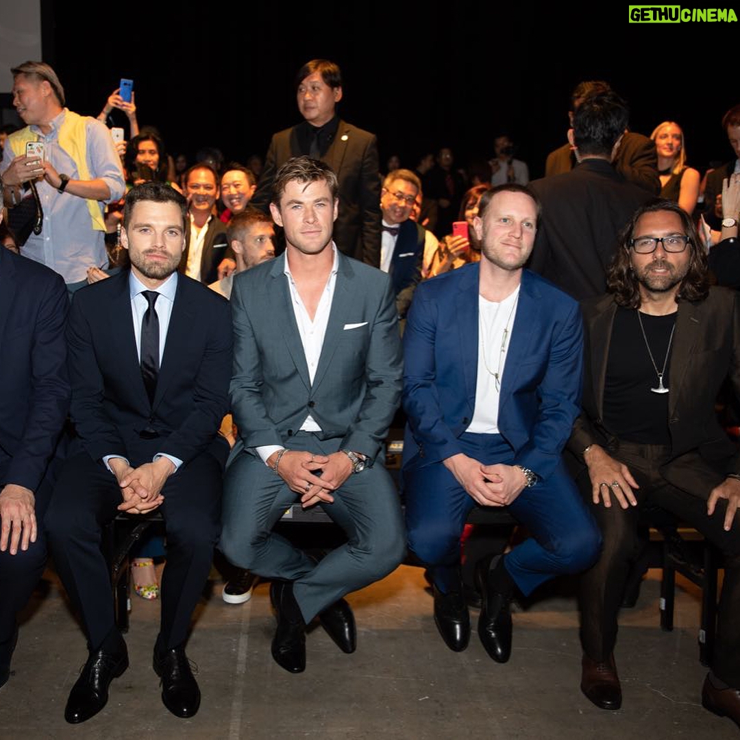 Sebastian Stan Instagram - Thank you @boss for a great night and an incredible show. It was a pleasure returning to Singapore and especially in honor of @boss ! #summerofease #hugoboss Hi, Ingo!