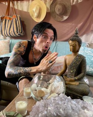 Sebastian Stan Instagram - Happy World Meditation Day. Find your zen, fuckerzzz.

📸: @oeru77 
@pamandtommyonhulu