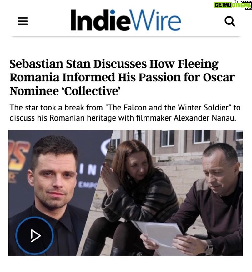 Sebastian Stan Instagram - 🇷🇴 #Collective #AlexanderNanau #LinkInBio