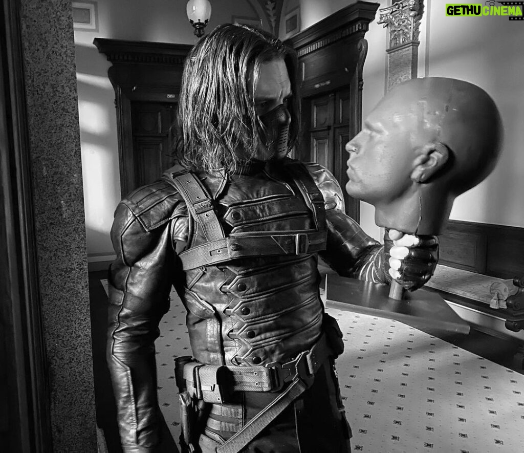 Sebastian Stan Instagram - “To be, or...” Here’s to another week of trying to figure that one out. The #FalconAndWinterSoldier, now streaming on @disneyplus.