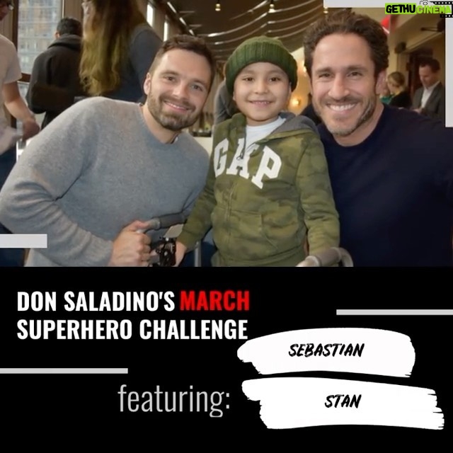 Sebastian Stan Instagram - I’m joining my good friend, @donsaladino, for the March Superhero Challenge! 🙏🏻 The March program is based on my At-Home Program, and we’ll be doing a Zoom Call answering all your fitness questions. The proceeds from the March Challenge will benefit the Ronald McDonald House New York (@rmhnewyork). Registration opens at 10:00pm eastern tonight at the link in my bio. Spots are limited and will go fast! Don’s partners @onefarmbywaayb @thrivetape will be giving away 1 FREE spot. Go check them out for the details. Thank you to @mdceleste for this video. @mdcprods.