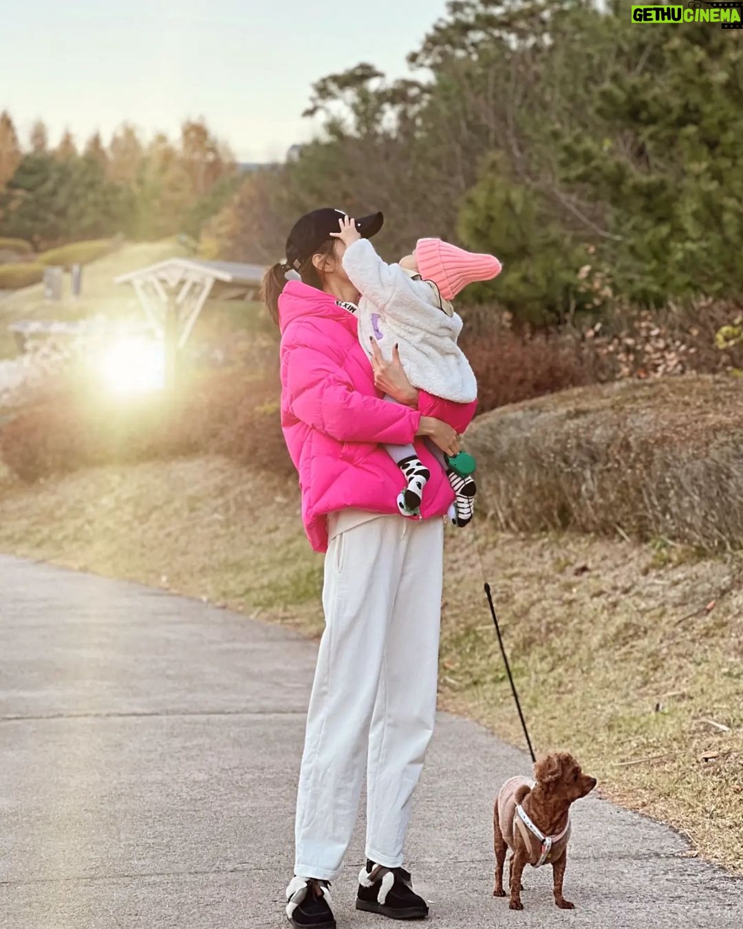 Seo Yeong Instagram - 내가 너무 싫어하는 추운 겨울😬 그래도 소이,말리 바람쐬게 하려구 산책! 예전엔 내 사진 찍어주며 예쁘다예쁘다해주던 남편은 이제 온리 소이바라기❤️ 소이사진 찍을때마다 아주 작품사진 찍는줄ㅋㅋ #딸바보 #봄은언제오나요 #봄봄봄보로보로봄봄봄 #내사랑발리기다려 #겨울보내고갈게 #한달뒤면한살더먹네 #따뜻한꿈꾸기 #무의식의흐름