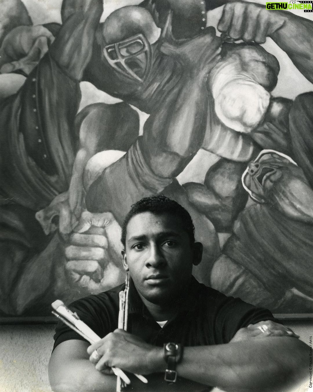 Serena Williams Instagram - We are very excited to announce Holding Court, a special auction in partnership with @joopiterofficial featuring four never-before-seen works by @erniebarnesofficial in support of @yprcla. Ernie Barnes is an iconic Black artist my family and I have long admired. Through his vibrant imagery, he envisioned a colorful world of harmony between all communities, backgrounds, and races. All proceeds from the sale of these amazing works will help fund and provide vital resources to those affected by violence in Compton and underserved communities across the country. Unity and community are two of the most important pillars the Yetunde Price Resource Center stands on, and we are excited to partner with JOOPITER on the Holding Court auction to continue to support families and individuals in need. Holding Court is open for global online bidding on JOOPITER.com, with the auction closing on Tuesday, August 1st, at 9am PT.