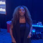 Serena Williams Instagram - Just waiting backstage to announce Serena in the arena