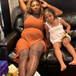 Serena Williams Instagram – Behind the scenes ….On set in hot weather trying to look cool.