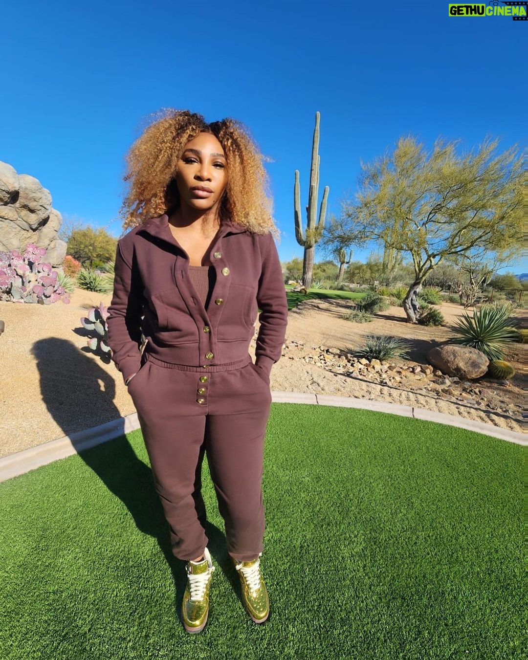 Serena Williams Instagram - Lovin’ the new @serena lounge collection 🤎