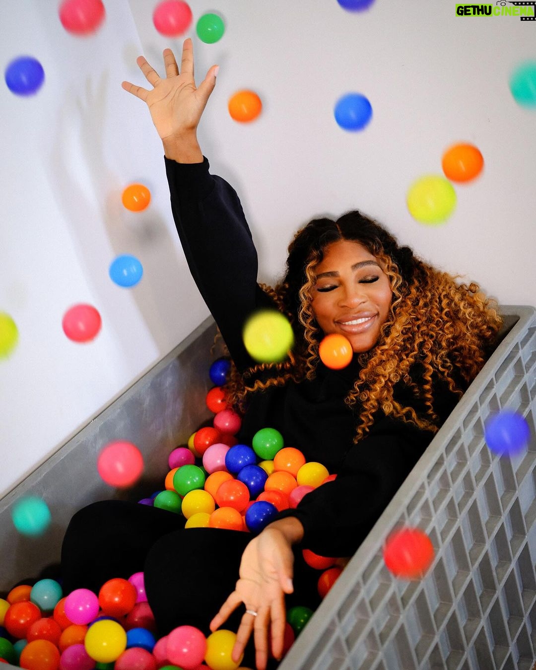 Serena Williams Instagram - Sometimes you just have to take a step back to childhood and enjoy the simple things.