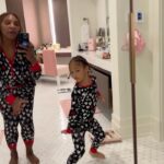 Serena Williams Instagram - Nighttime shenanigans with Olympia @olympiaohanian