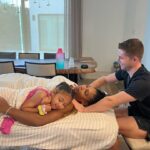 Serena Williams Instagram - Whenever I get treatment @olympiaohanian wants to be there too. So cute 💞