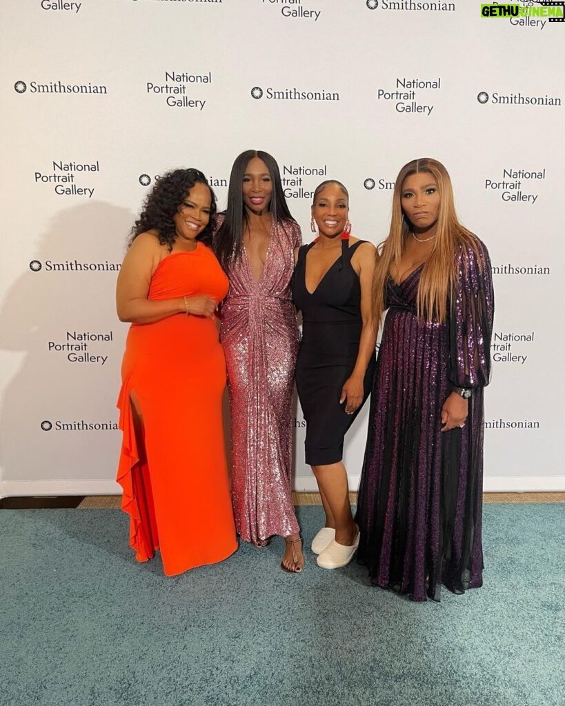 Serena Williams Instagram - Sisters. I Love having sisters. I was fortunate enough to have 4. Now 3…. I have grown and learned to love and cherish every moment with them. As you can tell clearly I am the brat. @ladyisha01 @lyndrea_imani @venuswilliams And life long friend and honorary dad Larry Bailey.