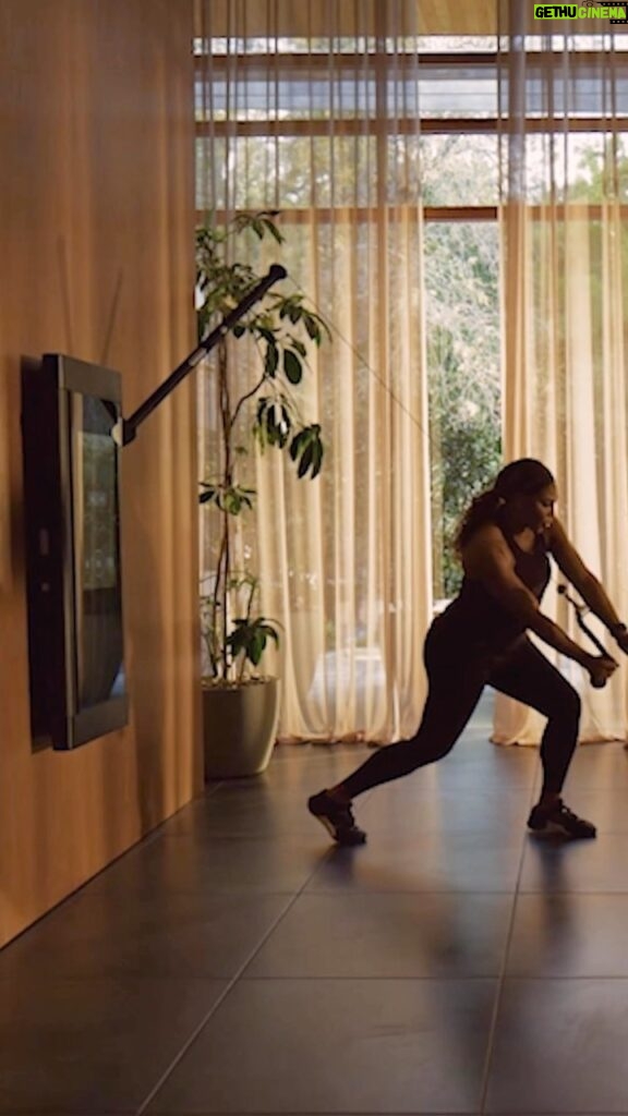 Serena Williams Instagram - An entire gym on your wall? Yes, please @tonal #BeYourStrongest #TonalPartner