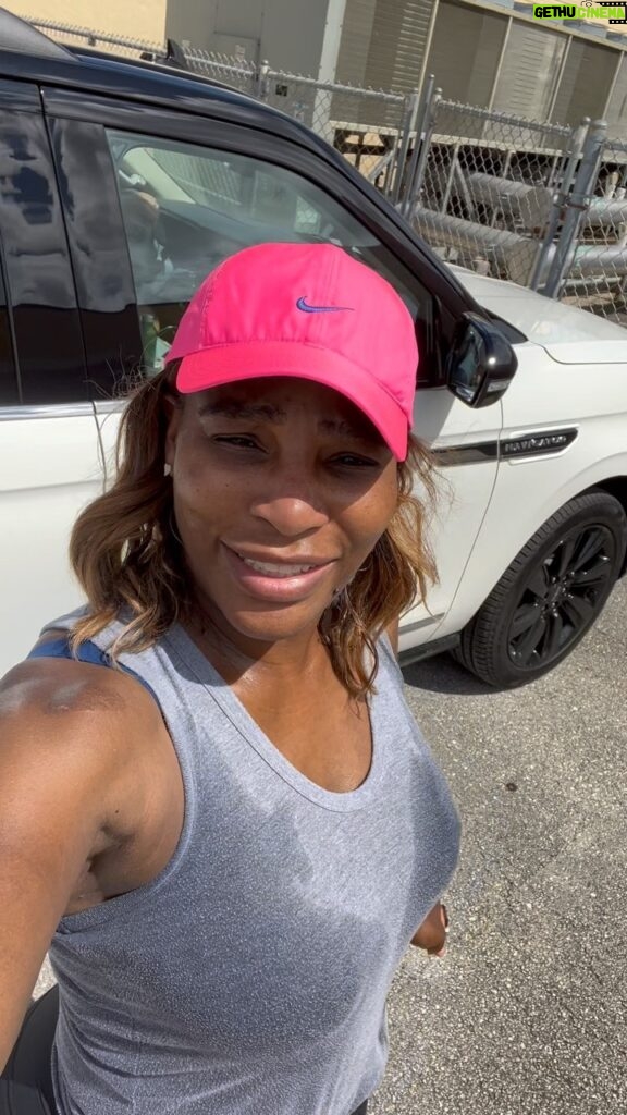 Serena Williams Instagram - True story: I showed up to Olympia’s first soccer practice. And she was so nervous she would NOT leave my side. So they needed volunteers to be assistant coaches. So now, I am an assistant coach (when I can) and clearly I was not prepared. I just went to chill and left looking like this. At least I have a @Lincoln to get us to soccer practice! Modern day soccer mom. Maybe I’ll call up @weareangelcity …