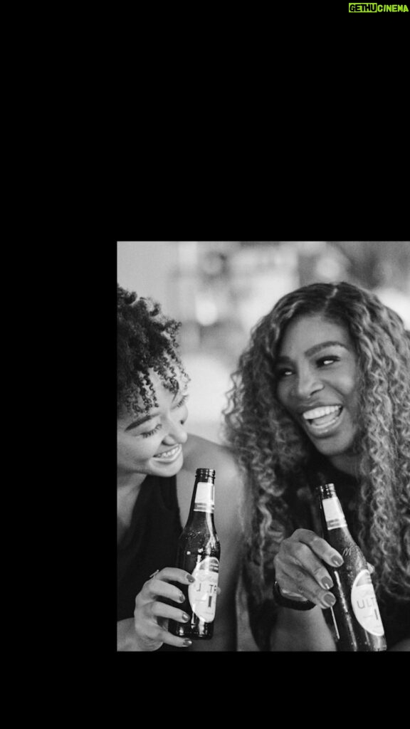 Serena Williams Instagram - Wherever you are on your journey, always remember to enjoy it. Tennis has always been my first love and I’m happy to relive these joyous memories with @MichelobUltra. Here’s to continuing to leave a legacy to remember.