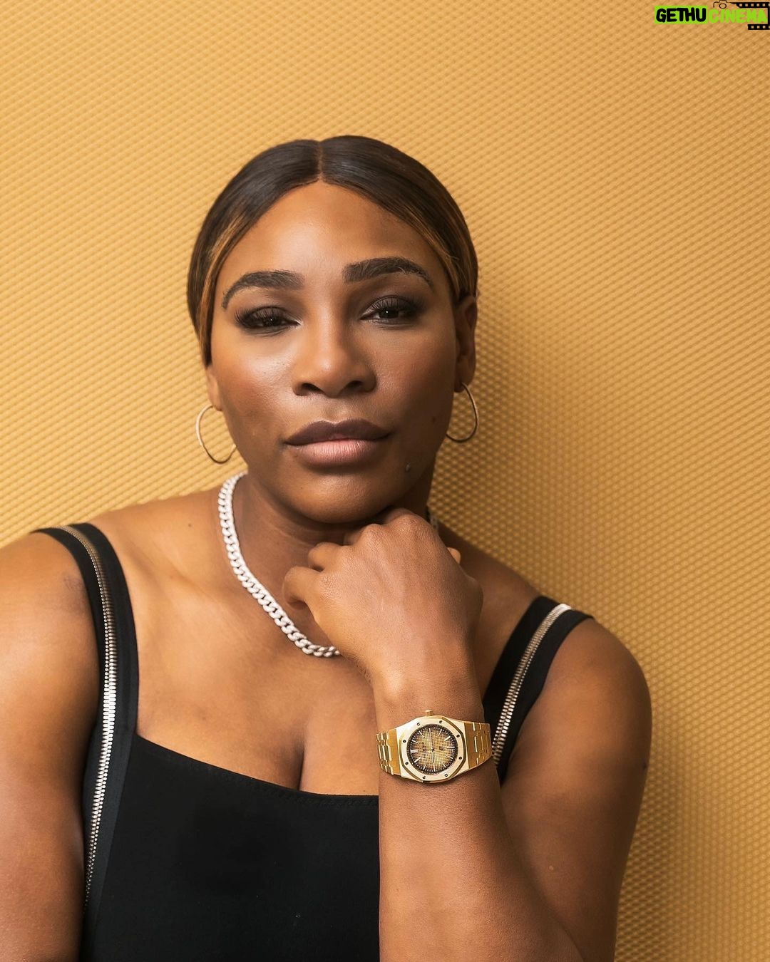 Serena Williams Instagram - What a beautiful evening with @audemarspiguet. This is what I call family. Thank you so much for my beautiful surprise. I still can’t believe you made me cry. #foreverpartner #RoyalOak50Years @assouline