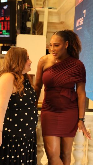 Serena Williams Instagram - What an incredible experience ringing the bell at @nyse with @ali_jo_rap_stillman on behalf of @serena.ventures !! Thank you, New York! I love you!!