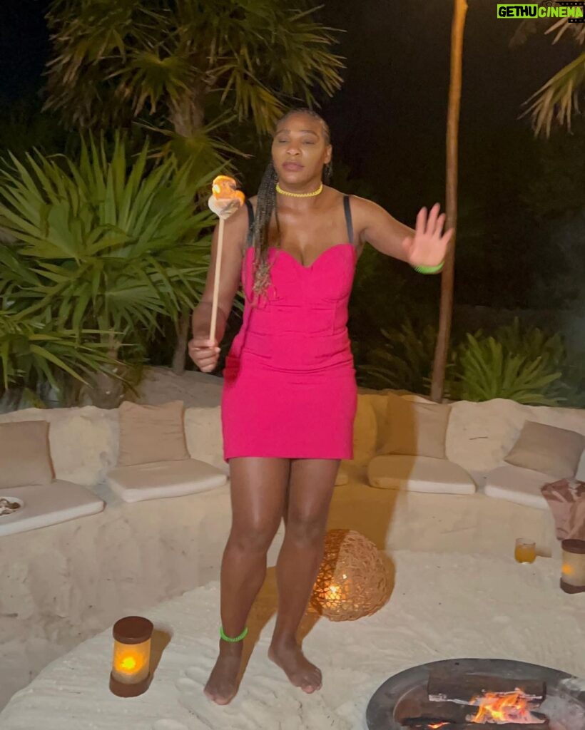 Serena Williams Instagram - Loving my baby bride to be so much. So much I thought I was Selena for a moment and not Serena. I could never do her justice. All grown up. 🥺🥰@justusssb_ fun thanks @chablemaroma and #chablehotels #justusthebride #foundhermainsqueeze #Jutusbridetribe Chablé Maroma