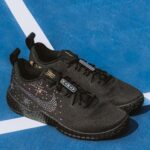 Serena Williams Instagram - I worked with the @nike design team on my final tournament look that would keep me feeling comfortable and confident ✨ My custom NikeCourt Flare 2s are just brilliant 💎 With diamond-encrusted swooshes and @serenawilliamsjewelry deubrés on the laces that read “mama” and “queen”. Paired with an embellished bodice and tutu skirt inspired by the night sky above center court in Flushing, NY.
