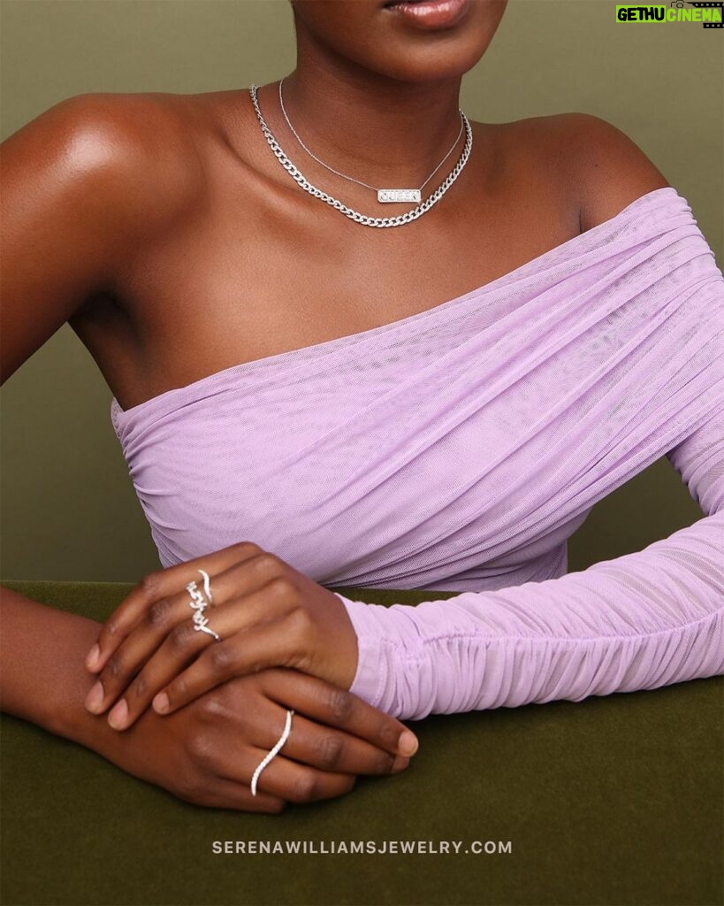 Serena Williams Instagram - Get into these JEWELS 💎💎💎 @serenawilliamsjewelry was created as a beautiful celebration of the strong women in my life. Now available exclusively on serenawilliamsjewelry.com