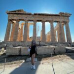 Serena Williams Instagram - We took a impromptu trip to Athens. These pics are totally untouched. You can see my arm is my color and my body glowing. I think Its a message to keep shining. Hope you shine bright today ☀️🌝 Acropolis Museum - Μουσείο Ακρόπολης