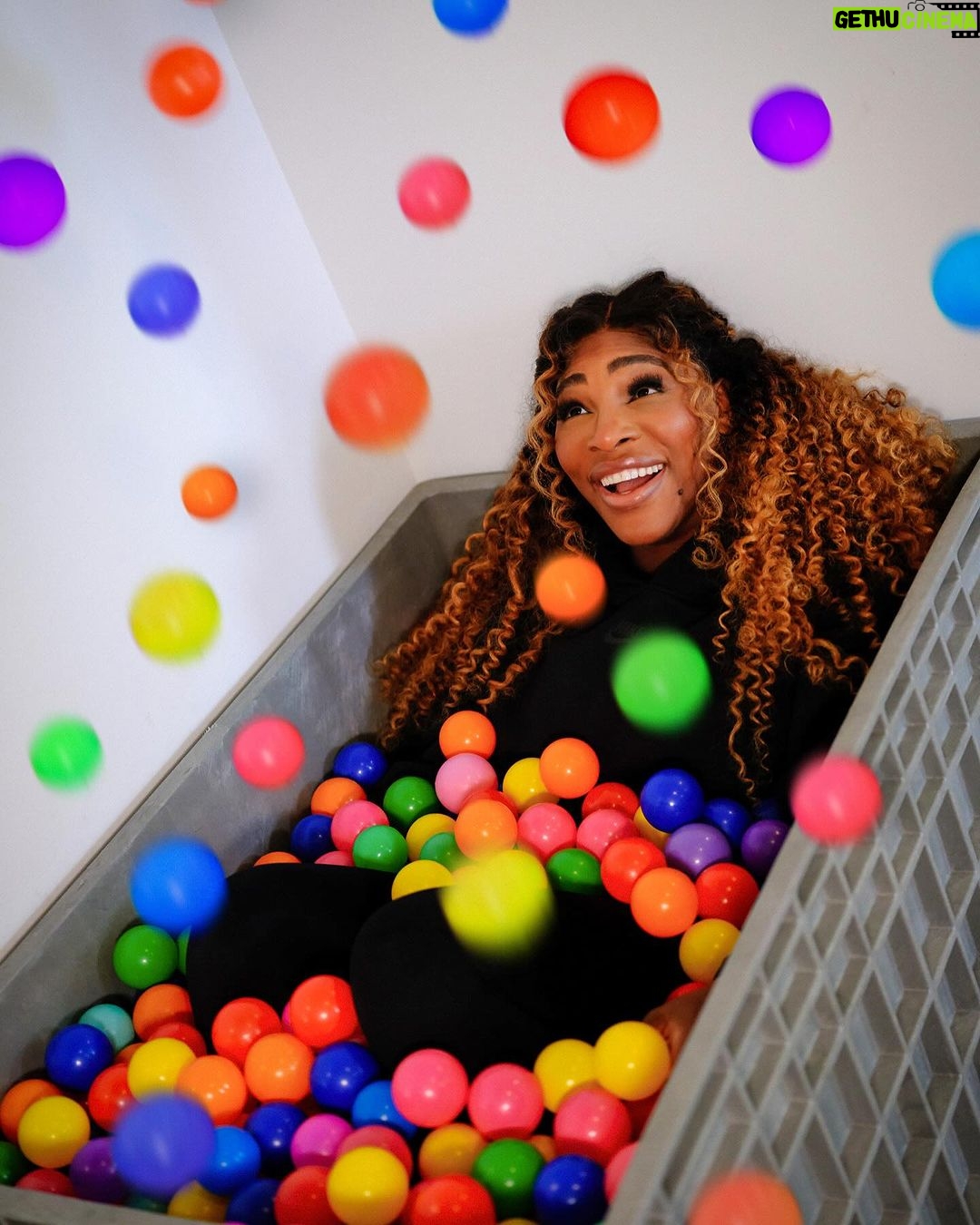 Serena Williams Instagram - Sometimes you just have to take a step back to childhood and enjoy the simple things.