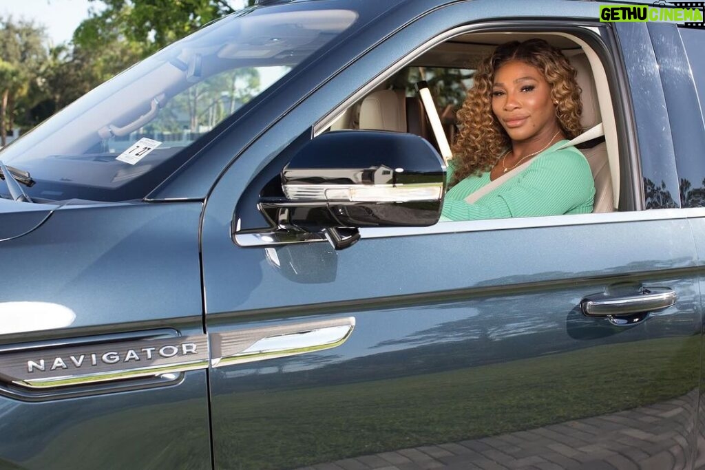 Serena Williams Instagram - Don’t be mistaken, I ride with my @lincoln family … in all stages of my life.