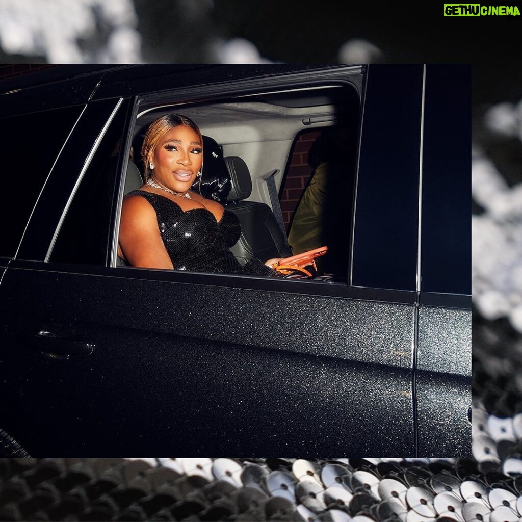 Serena Williams Instagram - A few more angles since we can’t get enough. #ad @serenawilliams’ stunning outfit was complemented by a custom-wrapped* #Navigator to match. ✨  *Not available for purchase. 📸: @landonnordeman