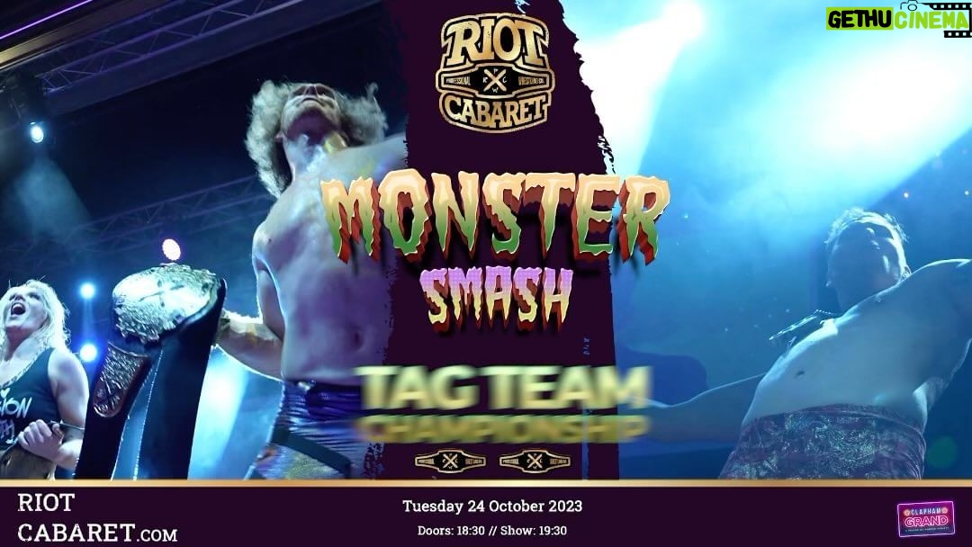 Session Moth Martina Instagram - ⚡️ Match announcement! 🍻 Newly minted Tag Team Champions @session_moth_martina and @crowleycarnival defend the gold against the highly impressive duo of @tatemayfairs and @jamesellispw! 💥 24 Oct @theclaphamgrand is shaping to be a spectacular night – make sure you’re there! The Clapham Grand