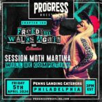 Session Moth Martina Instagram – 🍻 Session Moth Martina is bringing the party to Philadelphia!
👇 Comment & tag below who you’d like to see Session Moth face at FREEDOM WALKS AGAIN!
🇺🇸 We can’t wait to return to the US as part of The Collective!
#PROGRESSWrestling #Wrestling #WrestleMania Philadelphia, Pennsylvania