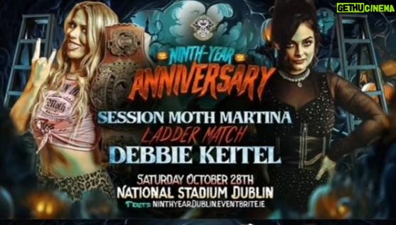 Session Moth Martina Instagram - Biggest week of the year. Very nervous but super motivated after a weekend full of inspiration from the up and comers of the wrestling scene 12 years on, and only getting better and better, let's doooo this 🎃🍻🪜 National Stadium
