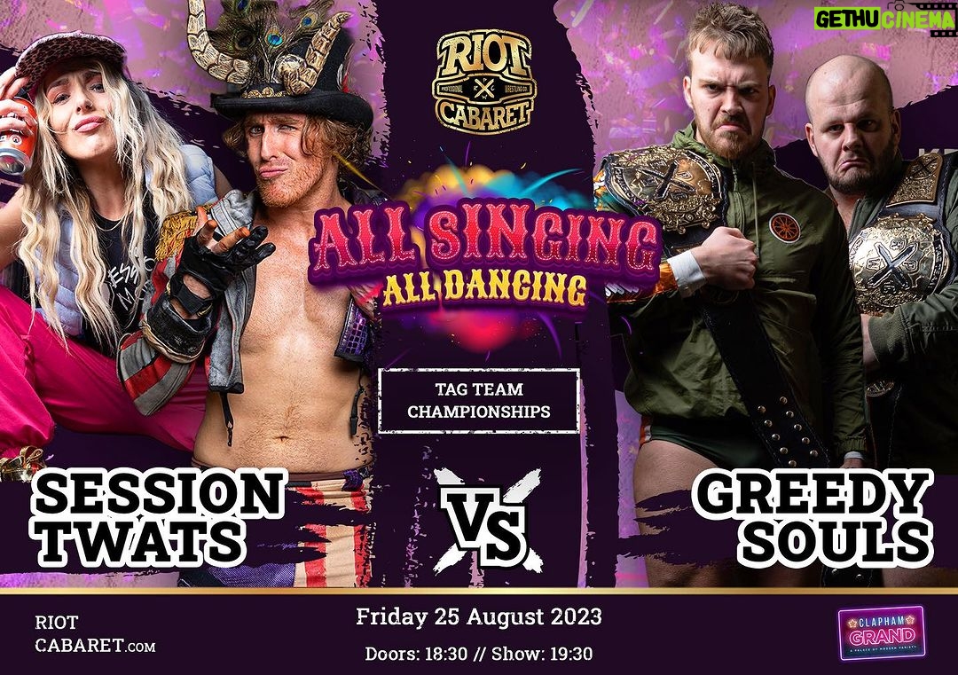 Session Moth Martina Instagram - ๐ฅ The emerging alliance of @crowleycarnival and @session_moth_martina has seen an enraged @spiketrivetpw send in his Greedy Vultures associates @bronco_pw and @dannyjoneswres. ๐ฅ With the Tag Titles on the line, how will Martina and Crowley fare teaming together for the first time ever? ๐๏ธ Donโt miss our huge #AEWAllIn weekender kickoff at @theclaphamgrand โ grab your tickets now at the link in our bio! The Clapham Grand