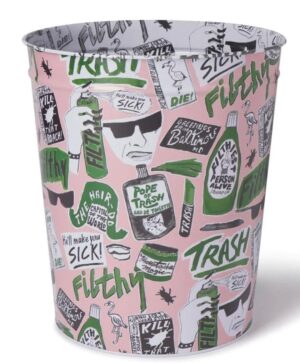Seth Bogart Instagram - Never in my life did I think I would get to design a John Waters Trashcan but here it is!! Available thru the Academy Museum gift shop!