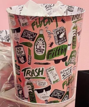 Seth Bogart Instagram - Never in my life did I think I would get to design a John Waters Trashcan but here it is!! Available thru the Academy Museum gift shop!