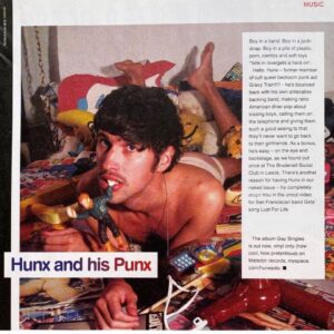 Seth Bogart Instagram - Hunx & His Punx is playing 2 shows next weekend in the Northwest. Our Portland show w/ the Clams is so close to being sold out so get tix now!  Seattle is a festival (Bumbershoot) and I don’t know what the deal is but playing outside is my personal hell so please come throw money and candy and joints and underwear at me. We’ve been slowly writing a new album but every time we get together  we end up gossiping for 3 days and barely working… but I think we’re about to finally record! We have 9 new songs already ?!? Only took 11 years :)

Photo taken by Alexis in 2008!