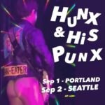 Seth Bogart Instagram - Hunx & His Punx is playing 2 shows next weekend in the Northwest. Our Portland show w/ the Clams is so close to being sold out so get tix now! Seattle is a festival (Bumbershoot) and I don’t know what the deal is but playing outside is my personal hell so please come throw money and candy and joints and underwear at me. We’ve been slowly writing a new album but every time we get together we end up gossiping for 3 days and barely working… but I think we’re about to finally record! We have 9 new songs already ?!? Only took 11 years :) Photo taken by Alexis in 2008!