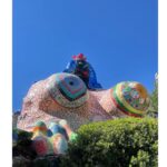 Seth Bogart Instagram - Bomarzo Gardens & Niki de Saint Phalle’s Tarot Garden 😭 When I approached the Tarot Garden it hit me so hard in a crazy way I was not expecting & was glad I had sunglasses on cuz I couldn’t stop crying!! Niki de Saint Phalle - wow wow wow - worked on it for almost 20 years and lived inside one of the sculptures (you can go in it- see my stories ). She was inspired by Bomarzo Gardens (which was made in 1552), where we went the day before. Glad I got to visit these places in this lifetime ❤️ Sacro Bosco di Bomarzo