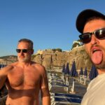 Seth Bogart Instagram - Not quite sure how the Universe worked to bring me together with this gorgeous and incredibly kind man 10 years ago but my life has been a million times better ever since. We escaped the cruel summer of 2022 for a second and got away to Italy last month- to swim in gorgeous waters, sleep in luxury caves, roam Rome stoned on spritzos and gummies, see Bomarzo Gardens and Niki de Saint Phalle’s Tarot Garden (a dream of mine), narrowly escape some “professional” creep-cruisers at gay beaches near Lecce, lounge in swimming pools in the country side and forget about stuff, forget about everything, even if it was just for a little bit. Dear Chris , I will love you ’til the end of time. ❤️