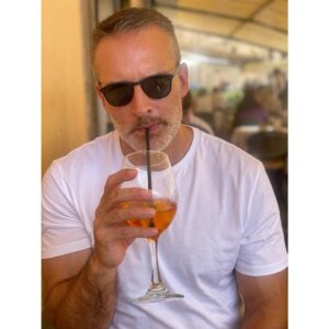 Seth Bogart Instagram - Not quite sure how the Universe worked to bring me together with this gorgeous and incredibly kind man 10 years ago but my life has been a million times better ever since.  We escaped the cruel summer of 2022 for a second and got away to Italy last month- to swim in gorgeous waters, sleep in luxury caves, roam Rome stoned on spritzos and gummies, see Bomarzo Gardens and Niki de Saint Phalle’s Tarot Garden (a dream of mine), narrowly escape some “professional” creep-cruisers at gay beaches near Lecce, lounge in swimming pools in the country side and forget about stuff, forget about everything, even if it was just for a little bit. 

Dear Chris ,
I will love you ’til the end of time. ❤️