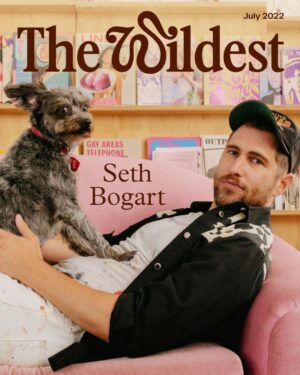 Seth Bogart Instagram - Honored me and my daughter Stix are the July cover stars for @thewildestsite 🐾 shot in my studio by @amyharrity / interview by @nishagopalan