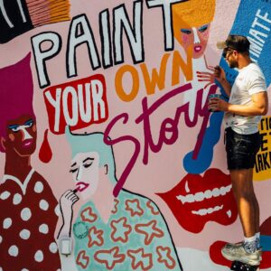 Seth Bogart Instagram - Painted a mural for @nyxcosmetics - up til the end of the month at Santa Monica & La Cienega 👀 Photos by @ireignssupreme 💄