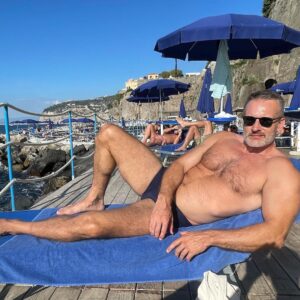 Seth Bogart Instagram - Not quite sure how the Universe worked to bring me together with this gorgeous and incredibly kind man 10 years ago but my life has been a million times better ever since.  We escaped the cruel summer of 2022 for a second and got away to Italy last month- to swim in gorgeous waters, sleep in luxury caves, roam Rome stoned on spritzos and gummies, see Bomarzo Gardens and Niki de Saint Phalle’s Tarot Garden (a dream of mine), narrowly escape some “professional” creep-cruisers at gay beaches near Lecce, lounge in swimming pools in the country side and forget about stuff, forget about everything, even if it was just for a little bit. 

Dear Chris ,
I will love you ’til the end of time. ❤️